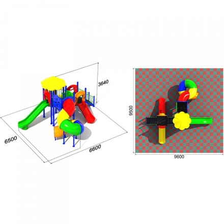 Детская игровая площадка Спираль 2.3 оптом, фото 3