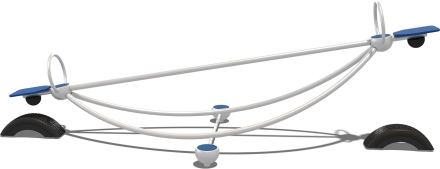 Качели-балансир Лодочка Fairytale КЧ002.00.2 для детской уличной площадки оптом, фото 3