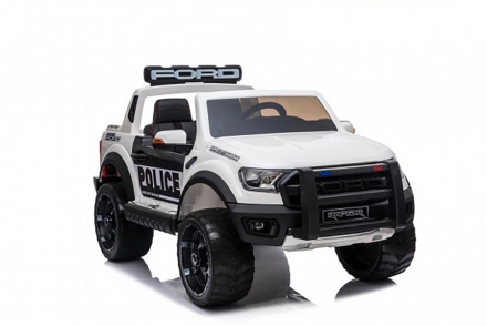 Детский электромобиль Ford Ranger Raptor Police с мигалками - DK-F150RP-WHITE оптом, фото 2