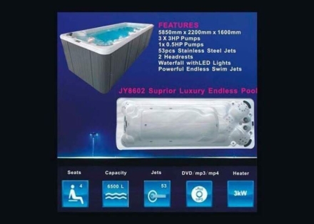 Плавательный спа-бассейн Joy Spa JY 8602 оптом, фото 3