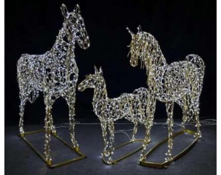Световая композиция Семья лошадей lk006 оптом, фото 1