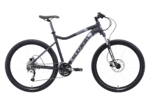 Велосипед Stark'19 Tactic 27.5 HD чёрный/серый 18"