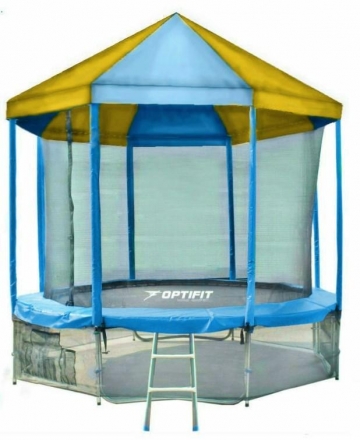 Батут OPTIFIT Like Blue 12ft 3,66 м с сине-желтой крышей оптом, фото 1