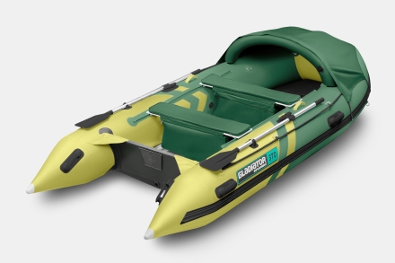 Gladiator C 370 AL ACTIVE Зелено-оливковый моторная лодка ПВХ Алюминиевый пайол оптом, фото 2
