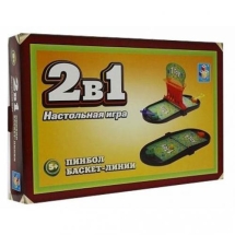 Настольная игра "Пинбол+Баскетбол"