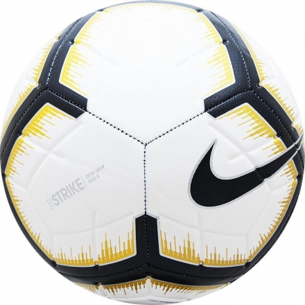 Мяч футбольный любительский &quot;NIKE Strike&quot;, р.4, бело-черно-золотистый оптом, фото 1