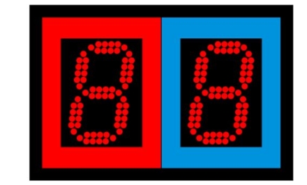 Табло бокового судьи одностороннее ТС-130x2b оптом, фото 1