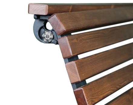 Скамейка Алушта, Лиственница 3 м оптом, фото 9