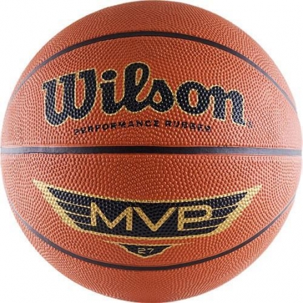 Мяч баскетбольный &quot;WILSON MVP Traditional&quot;, размер 5, резина, бутил. камера, коричневый оптом, фото 1