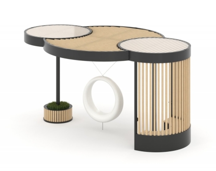 КОНСТРУКЦИЯ ДЛЯ УЛИЧНЫХ ПЛОЩАДОК PERGOLA «PR-00.01-01» оптом, фото 1