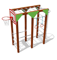 Спортивный комплекс ВСТ 8053 для уличной площадки Спортивный комплекс ВСТ 8053 для уличной площадки