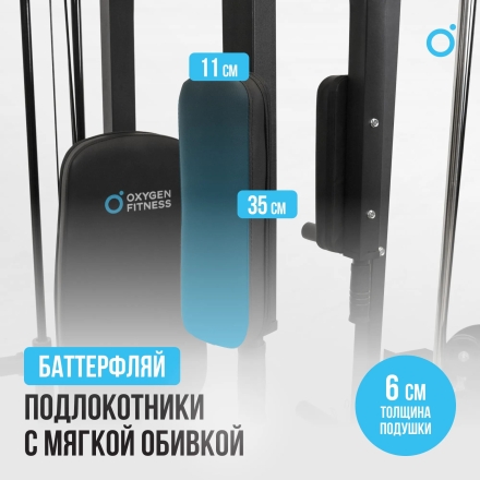 Многофункциональный силовой комплекс со встроенными весовыми стеками OXYGEN FITNESS LORRY оптом, фото 17