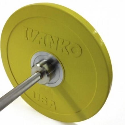 Бампированный обрезиненный диск IVANKO OBP-15KG (15 кг) оптом, фото 1