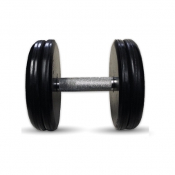 Гантель Barbell 24 кг классик с вращающейся ручкой хром