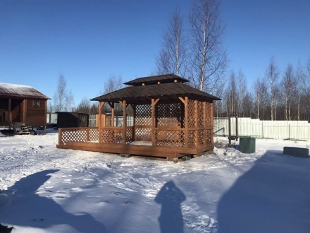 Прямоугольная беседка Япония (Без террасы) оптом, фото 4