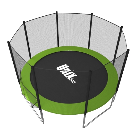 Каркасный батут Unix Line 8ft Simple (outside) диаметр 244 см с защитной сеткой оптом, фото 2