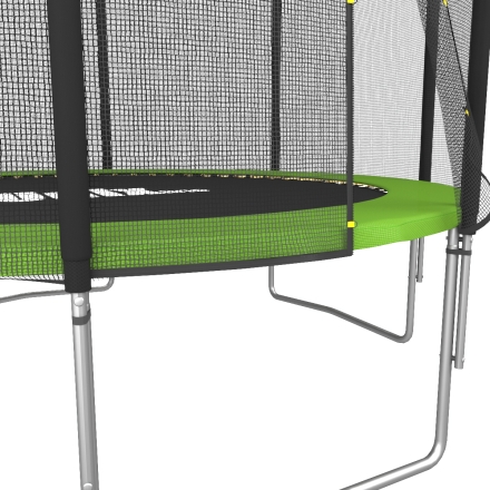 Каркасный батут Unix Line 8ft Simple (outside) диаметр 244 см с защитной сеткой оптом, фото 5