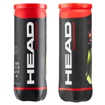 Мяч теннисный HEAD Championship 3B,арт.575301/575203, уп.3шт,одобр.ITF,сукно,нат.резина,желт