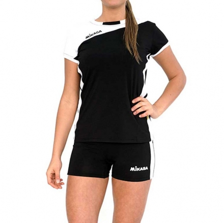 Форма волейб. жен. &quot;MIKASA&quot;, арт. MT376-046-2XL, р. 2XL, 100% полиэстер, бело-черный оптом, фото 1