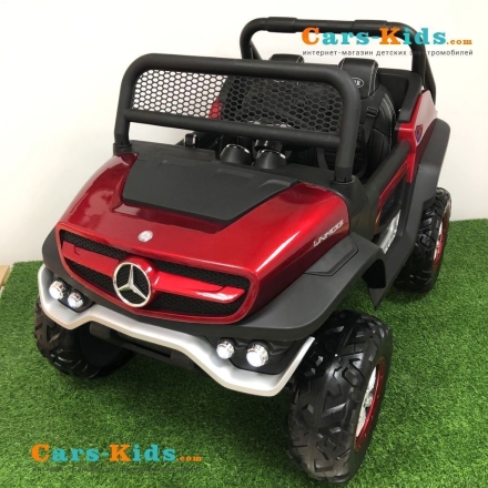 Электромобиль Mercedes-Benz Unimog Concept P555BP 4WD красный оптом, фото 4