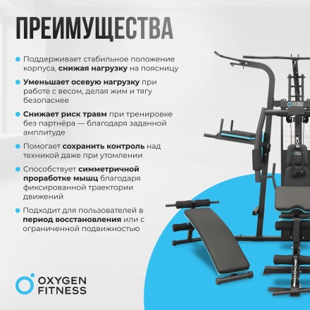 Силовой комплекс домашний OXYGEN FITNESS SITKOR оптом, фото 14