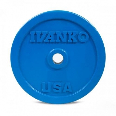 Бампированный обрезиненный диск IVANKO OBP-20KG (20 кг) оптом, фото 1