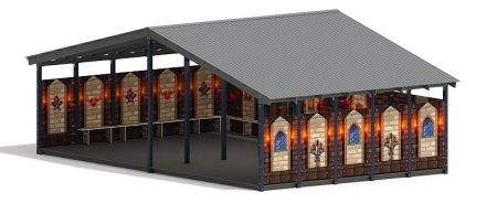 Теневой навес (Замок. Средневековый) - МФ 70.8.5-11 оптом, фото 1