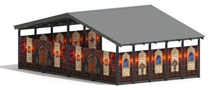 Теневой навес (Замок. Средневековый) - МФ 70.8.5-11 оптом, фото 3