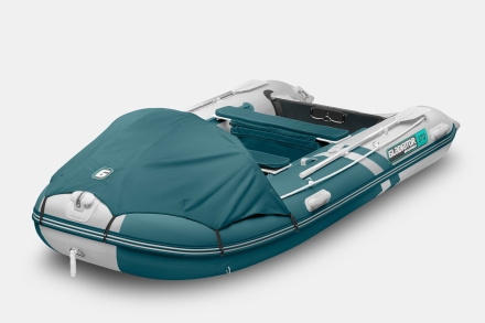 Gladiator C 370 AL ACTIVE Морской зеленый-белый моторная лодка ПВХ Алюминиевый пайол оптом, фото 1