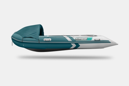 Gladiator C 370 AL ACTIVE Морской зеленый-белый моторная лодка ПВХ Алюминиевый пайол оптом, фото 3
