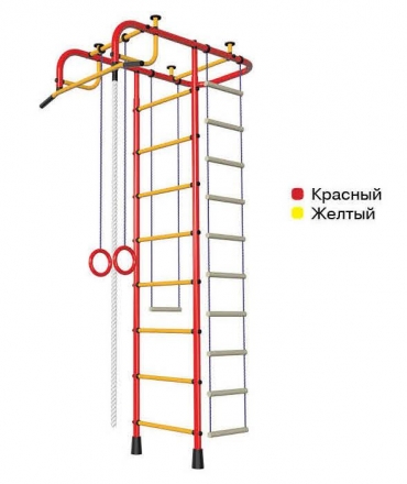 Детский спортивный комплекс Пионер АМ красно/жёлтый оптом, фото 1