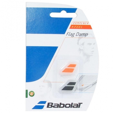 Виброгаситель BABOLAT Flag Damp (ЧЕРНЫЙ), черно-оранжевый оптом, фото 1