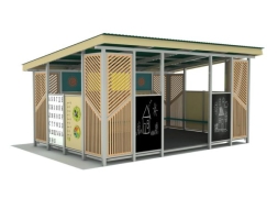 Теневой навес 6,8 х 4,8 тип 2 для улицы Теневой навес 6,8 х 4,8 тип 2 для улицы