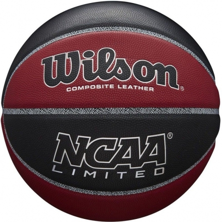 Мяч баск. WILSON NCAA Limited, арт.WTB06589XB07, р.7, композит, бут.камера, бордово-черный оптом, фото 1