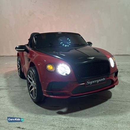 Электромобиль Bentley Continental Supersports JE1155 красно-черный оптом, фото 11