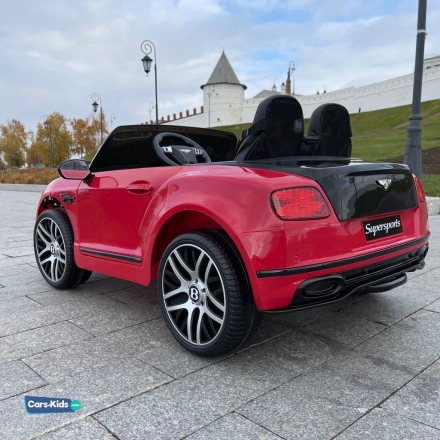 Электромобиль Bentley Continental Supersports JE1155 красно-черный оптом, фото 7