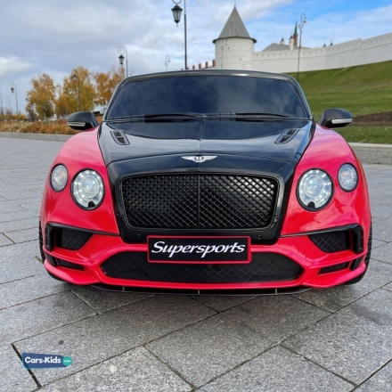 Электромобиль Bentley Continental Supersports JE1155 красно-черный оптом, фото 6