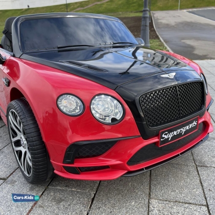 Электромобиль Bentley Continental Supersports JE1155 красно-черный оптом, фото 5