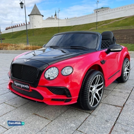 Электромобиль Bentley Continental Supersports JE1155 красно-черный оптом, фото 1