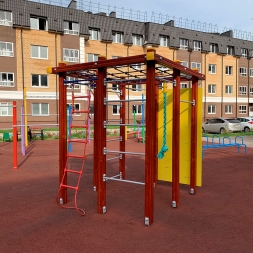 Спортивный комплекс ВСТ 8050 для уличной площадки, фото 2 Спортивный комплекс ВСТ 8050 для уличной площадки, фото 2
