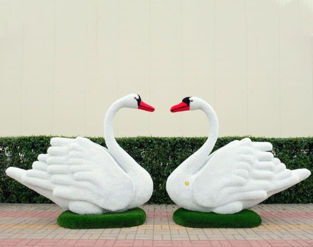 Топиари Лебедь на острове - газон Eco + Deluxe оптом, фото 4