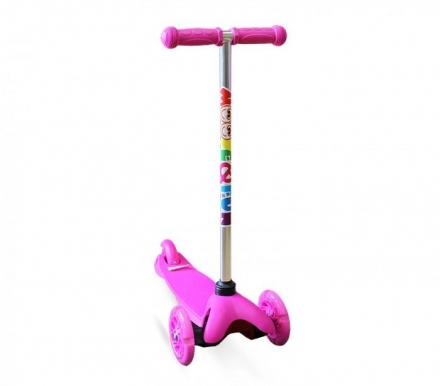 Самокат трехколесный  Moove&amp;Fun,   MF-MINI-LED голубой оптом, фото 3