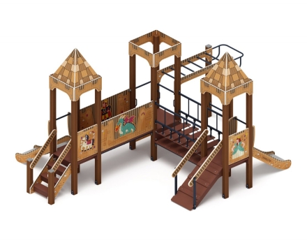 Детская игровая площадка Королевство (Картонное) ДИК 1.15.08-22 H=750 оптом, фото 4