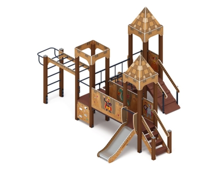 Детская игровая площадка Королевство (Картонное) ДИК 1.15.08-22 H=750 оптом, фото 2