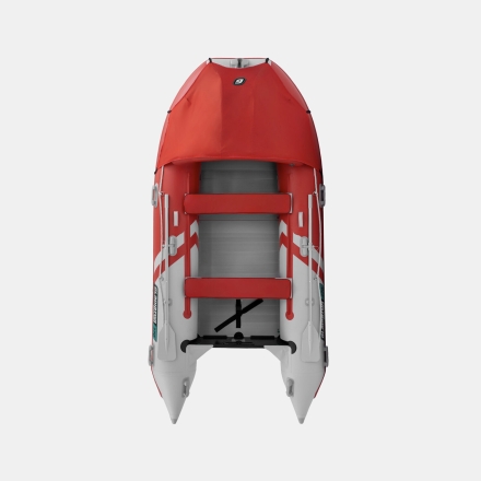 Gladiator C 370 AL ACTIVE Красно-белый моторная лодка ПВХ Алюминиевый пайол оптом, фото 3