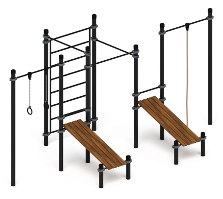 Воркаут 108 серый ВТ 12.18-03 оптом, фото 2