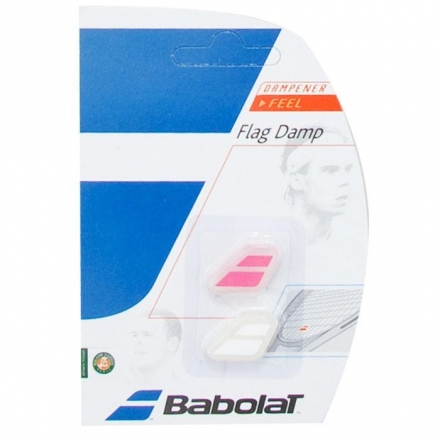 Виброгаситель BABOLAT Flag Damp (ЧЕРНЫЙ), бело-розовый оптом, фото 1