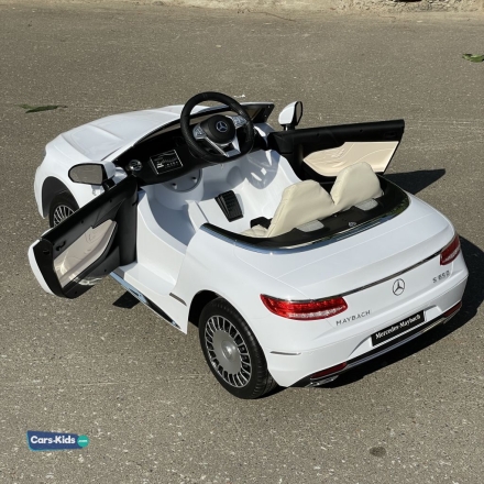 Электромобиль Mercedes-Benz Maybach S650 ZB188 Cabriolet белый оптом, фото 10