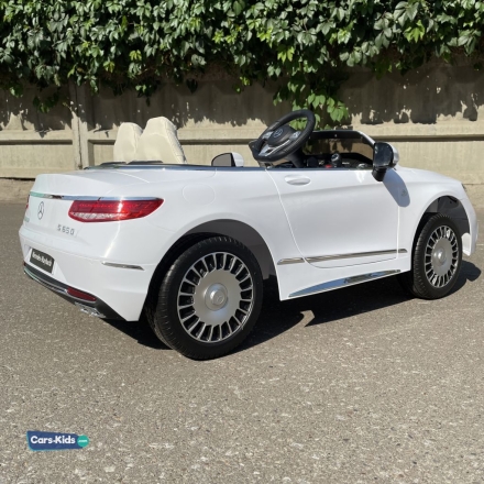 Электромобиль Mercedes-Benz Maybach S650 ZB188 Cabriolet белый оптом, фото 8