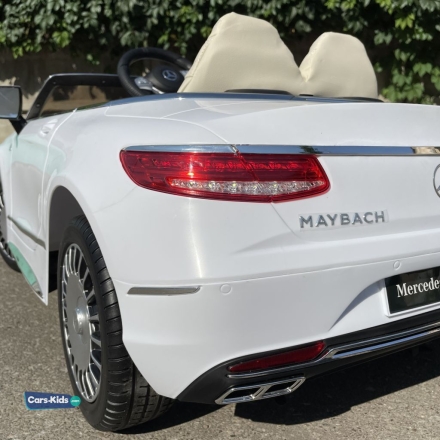 Электромобиль Mercedes-Benz Maybach S650 ZB188 Cabriolet белый оптом, фото 6